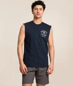 Tops | Sullen Cali Girl Tank Top Navy