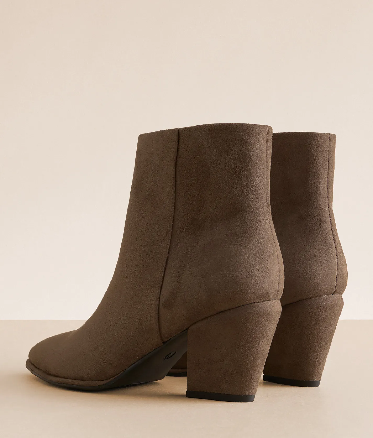 Shoes | Mia Calletana Heeled Ankle Boot Mushroom