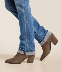 Shoes | Mia Calletana Heeled Ankle Boot Mushroom