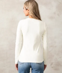 Buckle Black Camden Ruched Pullover Cannoli Cream Sale