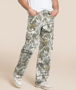 Sale Jeans|Bottoms | Departwest Camo Baggy Cargo Stretch Jean Samoya