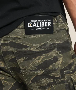 Caliber Camo Cargo Stacked Flare Stretch Jean Shellback Tiger Camo Clearance
