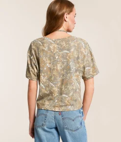 Modish Rebel 98 Camo Cropped T-Shirt Forest Hunter Camo