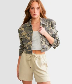 Tops|Coats & Jackets | HIDDEN Denim Jacket Camo