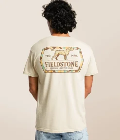 Fieldstone Camo Dog T-Shirt Moonbeam Hot