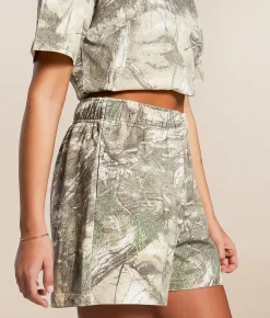 Gilded Intent Knit Short Camo Hot