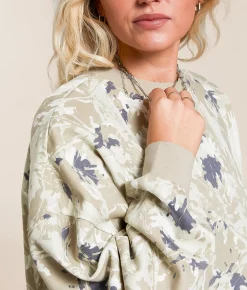 Tops | Gilded Intent Oversized Pullover Camo