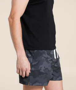 Cove Camo Performance Stretch Short Black