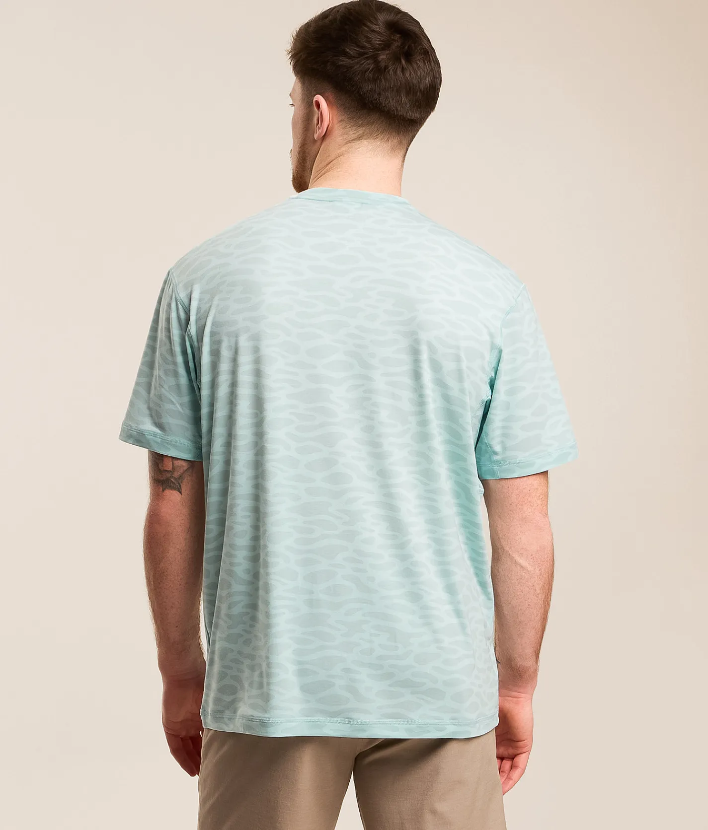 Costa® Camo Performance T-Shirt Water Print Artic Blue New