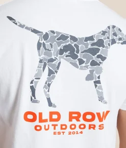 Old Row Camo Pointer T-Shirt White Outlet
