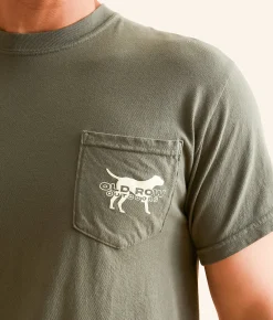 Old Row Camo Pointer T-Shirt Sage Best