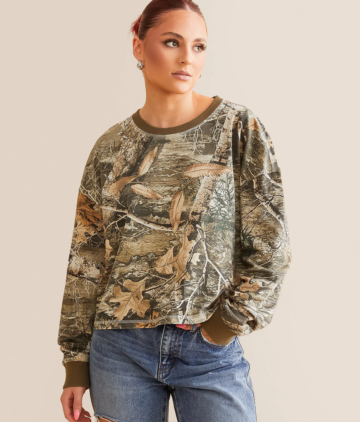 Gilded Intent Print T-Shirt Camo Outlet