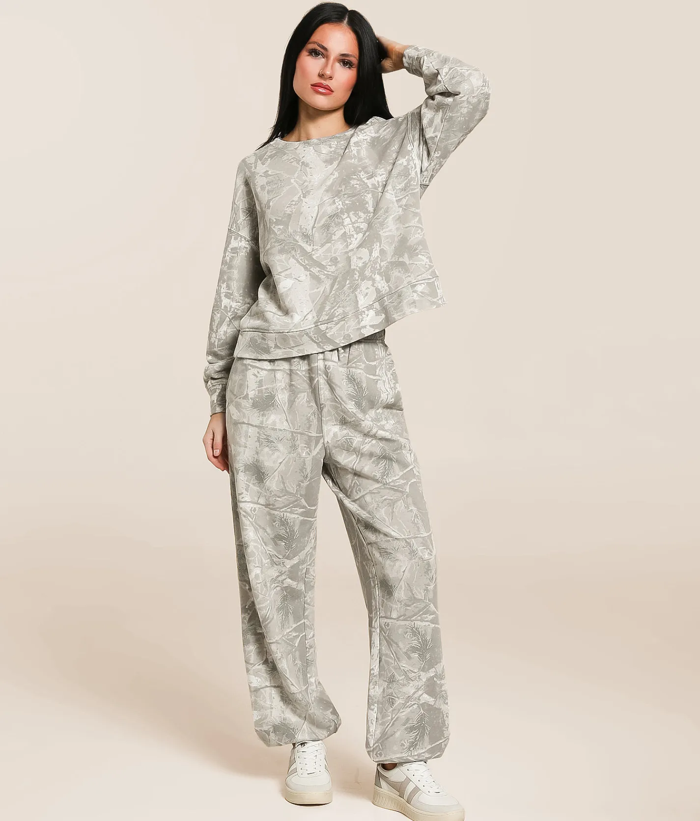 Tops|Activewear | Gilded Intent Camo Pullover Stone Tree Camo
