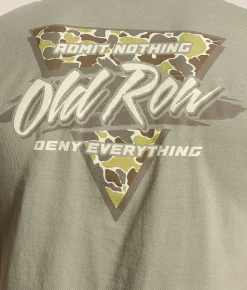 Tops|Graphic T-Shirts | Old Row Camo Retro Triangle 2.0 T-Shirt Khaki