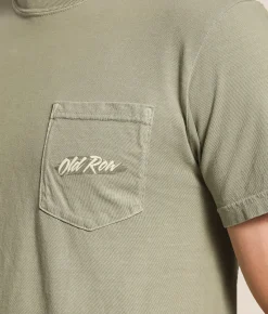 Tops|Graphic T-Shirts | Old Row Camo Retro Triangle 2.0 T-Shirt Khaki