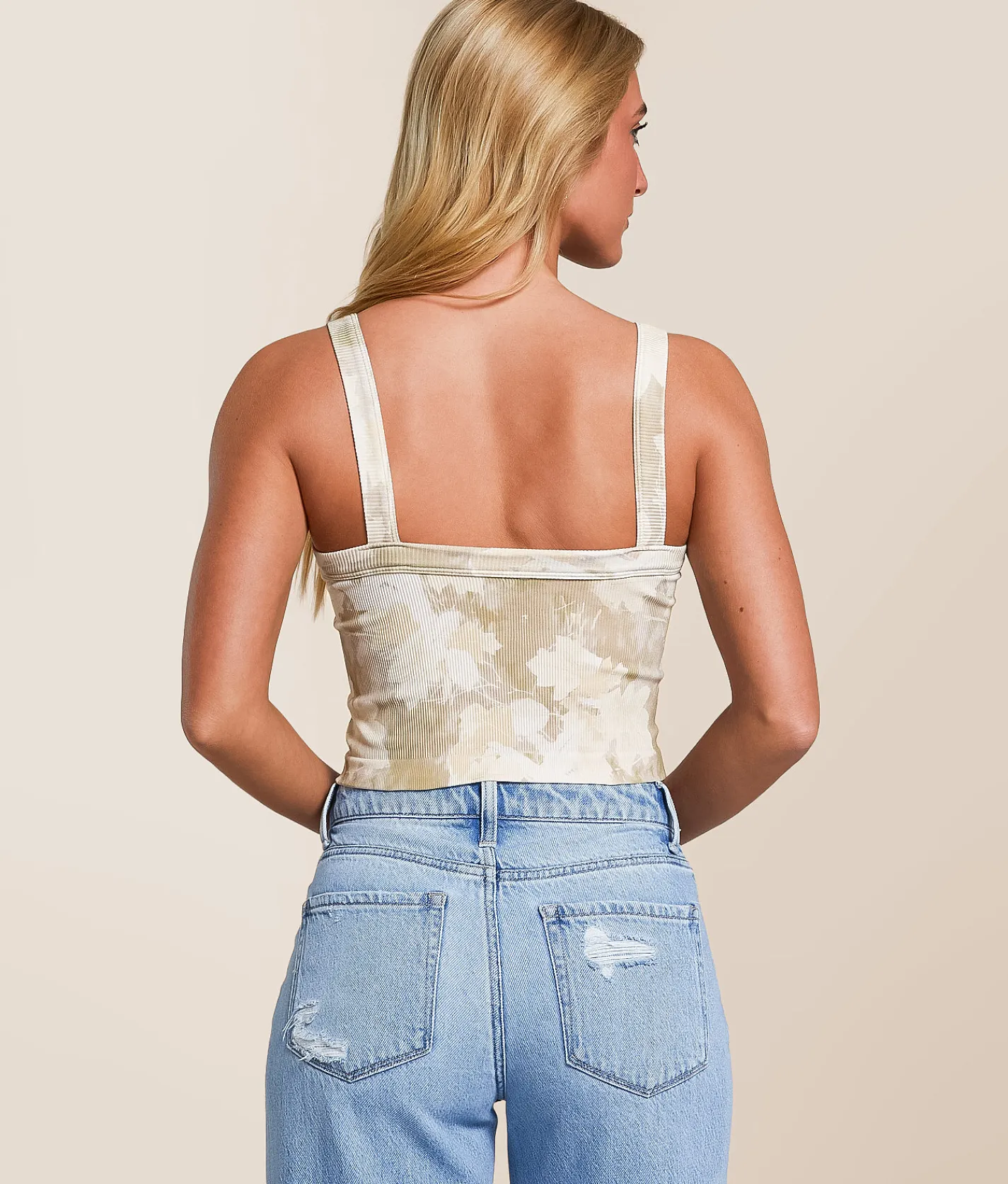 Tops | Freshwear Camo Ribbed Brami Multi