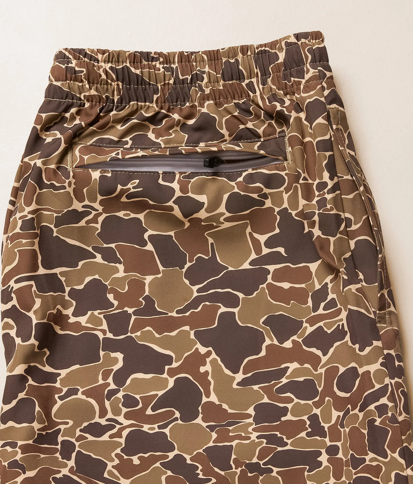 Bottoms|Swimwear | Old Row Stretch Swim Trunks Camo