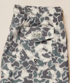 Funk Lagoon Camo Stretch Swim Trunks Grey Camo Outlet