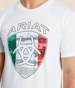 Ariat Camo Thin Line T-Shirt White Best