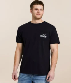 Fieldstone Camo T-Shirt Black Discount
