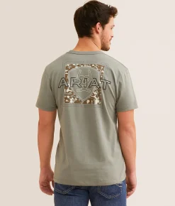 Ariat Camoutline T-Shirt Castor Grey Hot