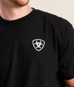 Tops|Graphic T-Shirts | Ariat Camo Vert Official T-Shirt Black