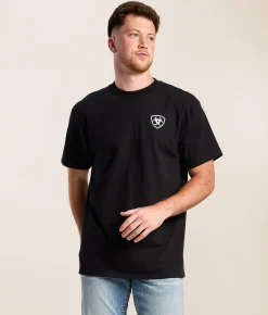 Tops|Graphic T-Shirts | Ariat Camo Vert Official T-Shirt Black