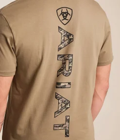 Ariat Camo Vert Official T-Shirt Fallen Rock Discount
