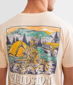 Graphic T-Shirts | Fieldstone Campfire T-Shirt Ivory