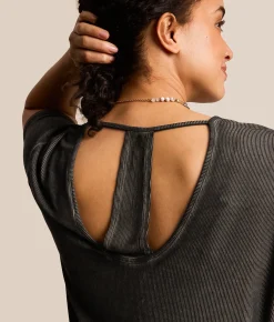 White Crow Camryn Top Washed Black Outlet