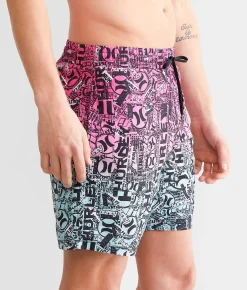 Hurley Cannonball Volley Stretch Swim Trunks Black