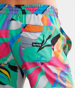 Hurley Cannonball Volley Stretch Swim Trunks Tropical Mist