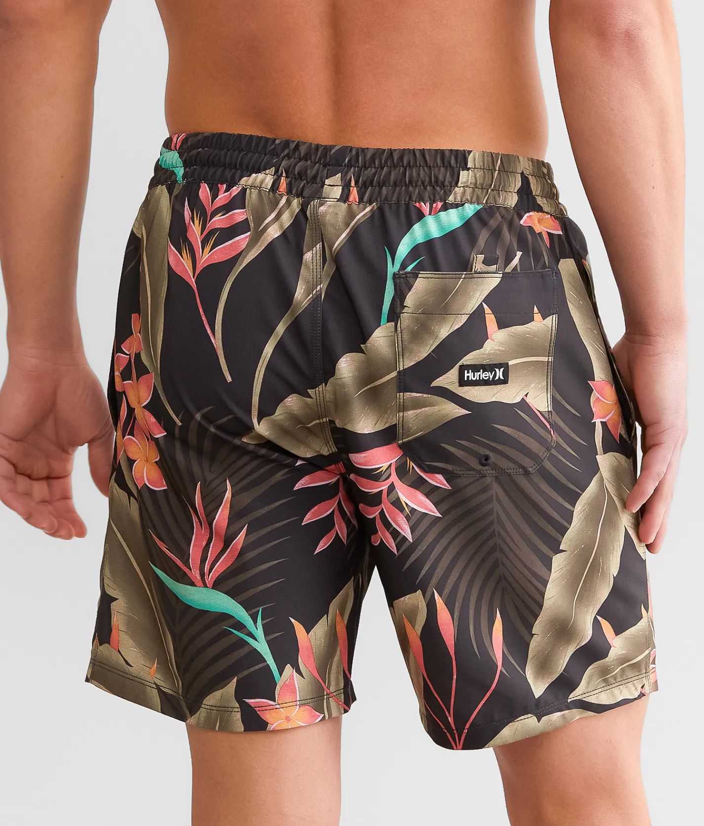 Bottoms|Swimwear | Hurley Cannonball Volley Stretch Swim Trunks Seaview