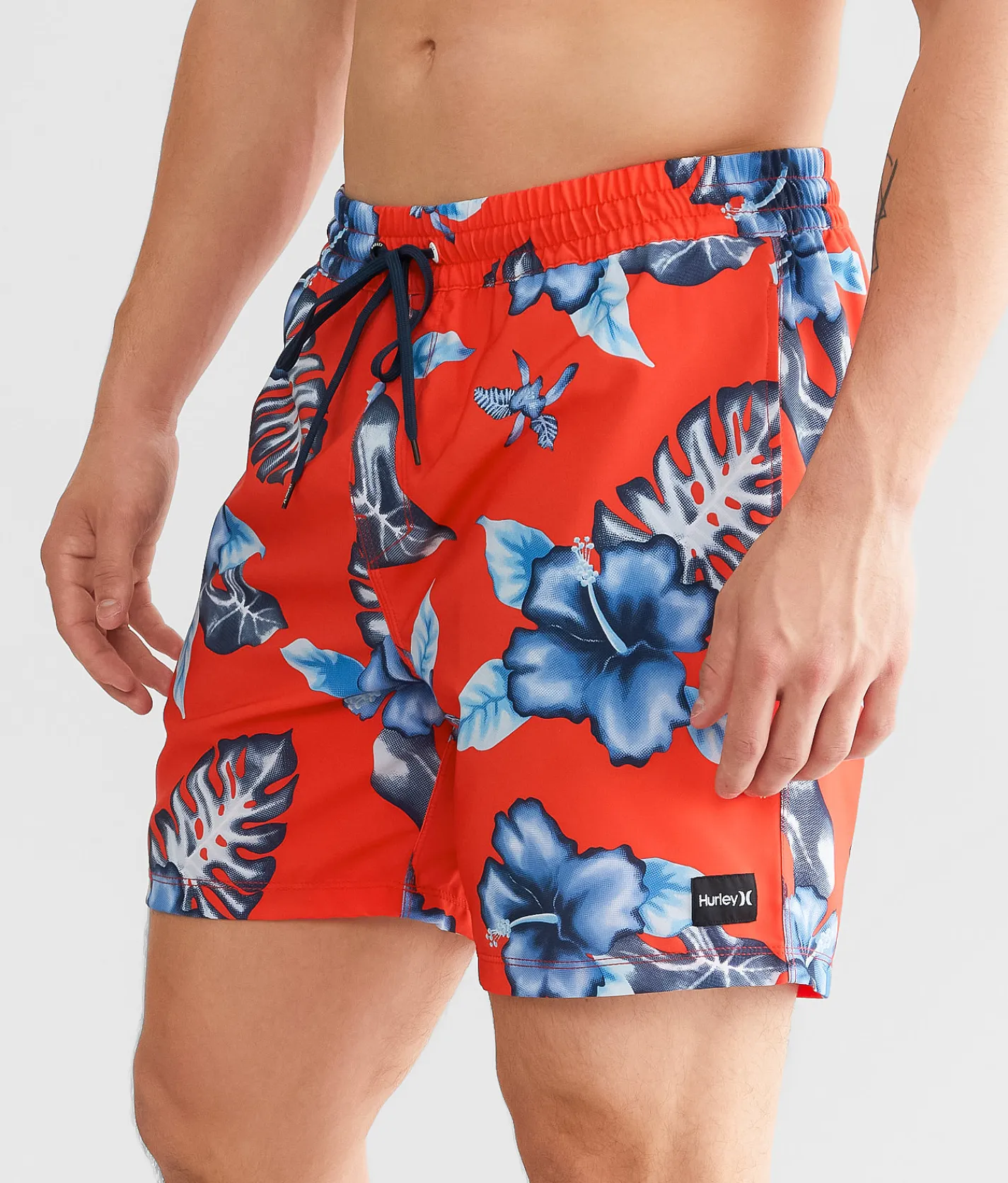 Hurley Cannonball Volley Stretch Swim Trunks Electro 2 Discount