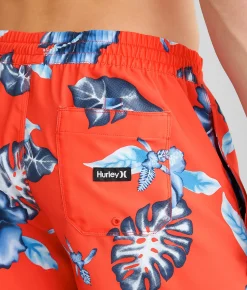 Hurley Cannonball Volley Stretch Swim Trunks Electro 2 Discount