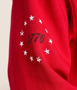 Howitzer Cannon Flag Hooded Sweatshirt Chili Pepper Discount