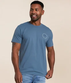 Howitzer Cannon Flag T-Shirt Steel Blue Sale