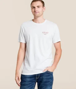 Tops|Graphic T-Shirts | Ariat Canvas Desert T-Shirt White