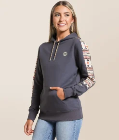 Hooey Canyon Hooded Sweatshirt Ombre Blue Online