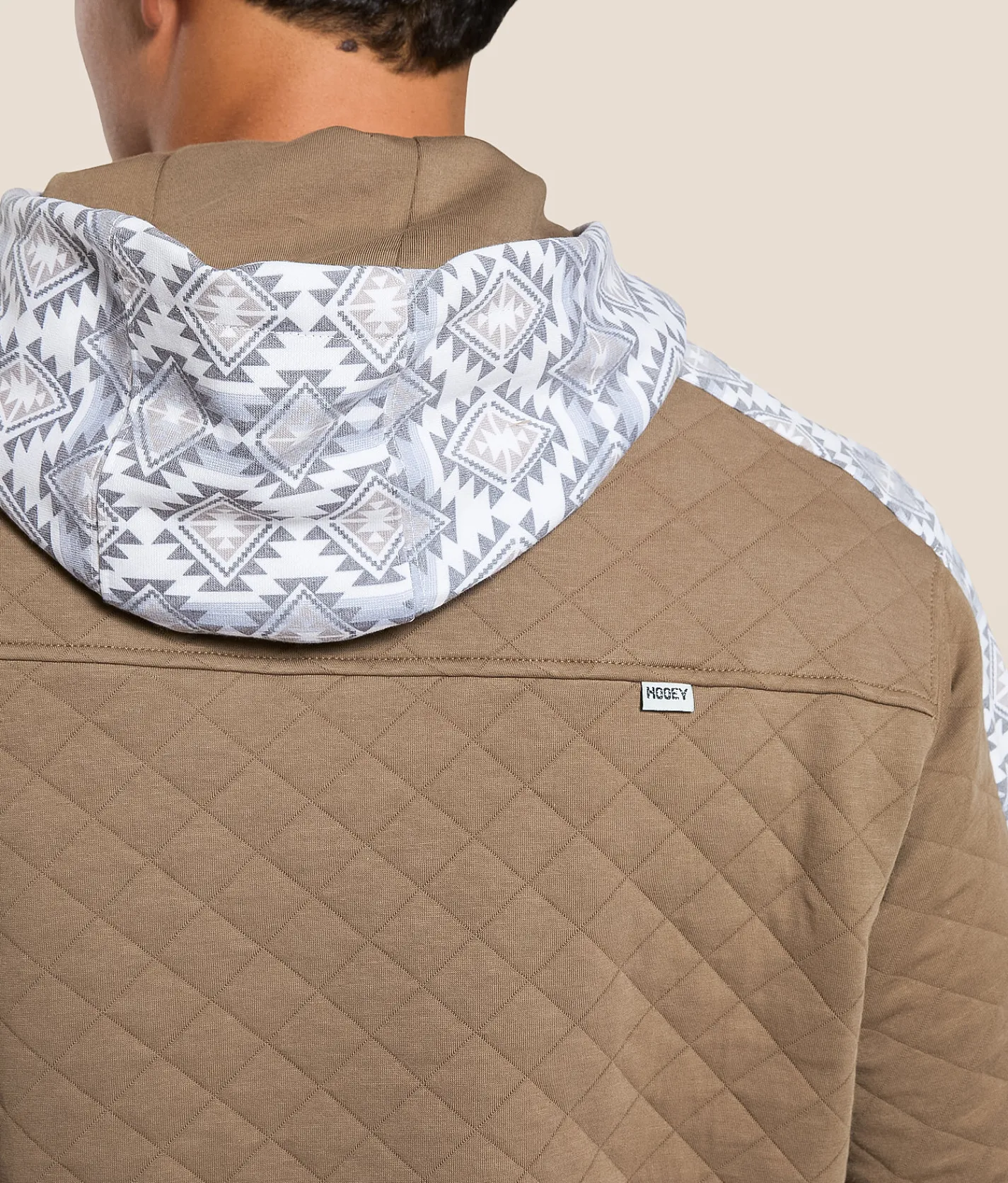 Tops | Hooey Canyon Quilted Hoodie Silver Birch