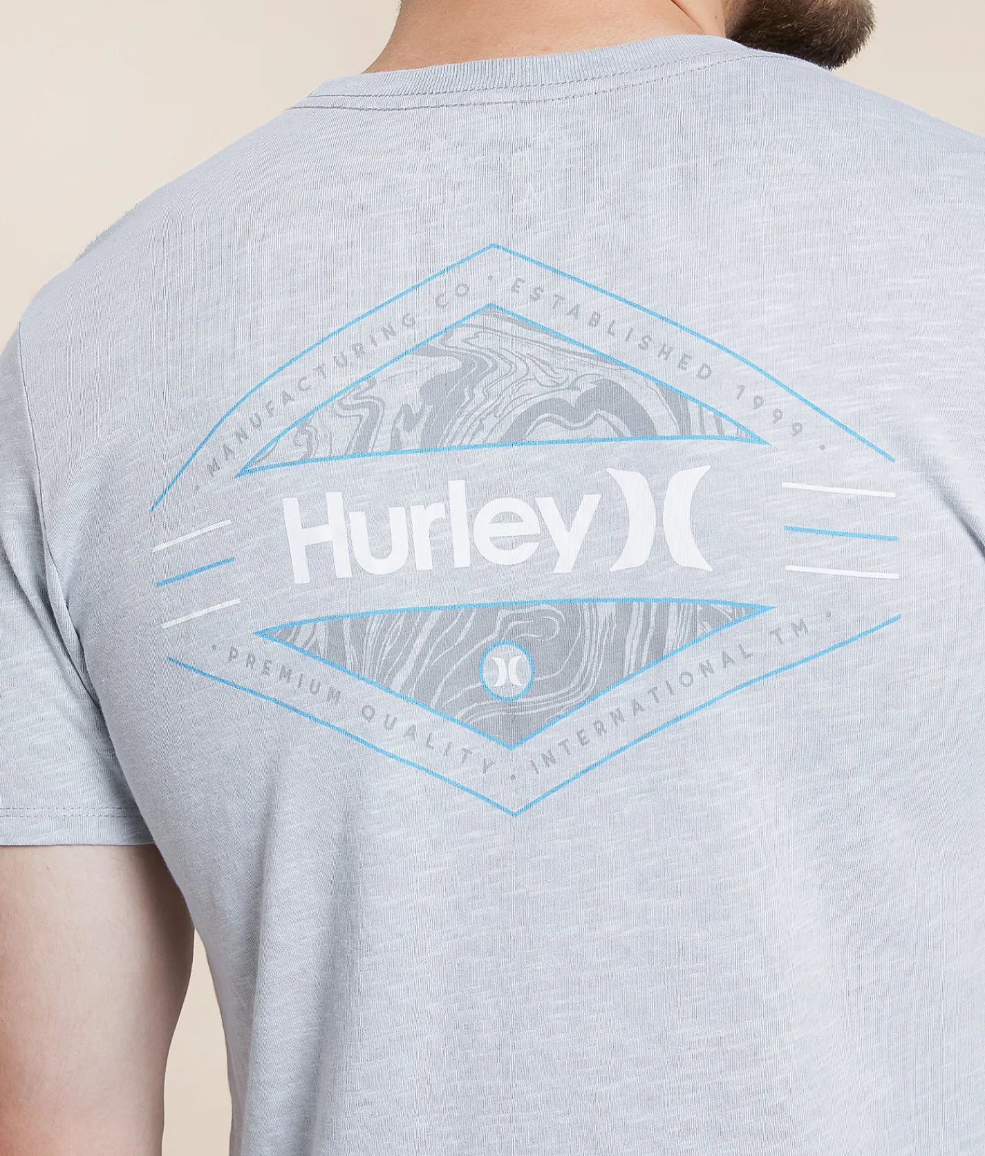 Graphic T-Shirts | Hurley Capsule T-Shirt White Wolf Grey