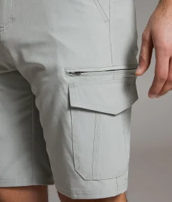 Shorts | BKE Cargo Hybrid Stretch Walkshort Ghost Grey