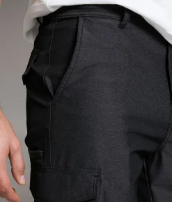 BKE Cargo Hybrid Stretch Walkshort Black Discount