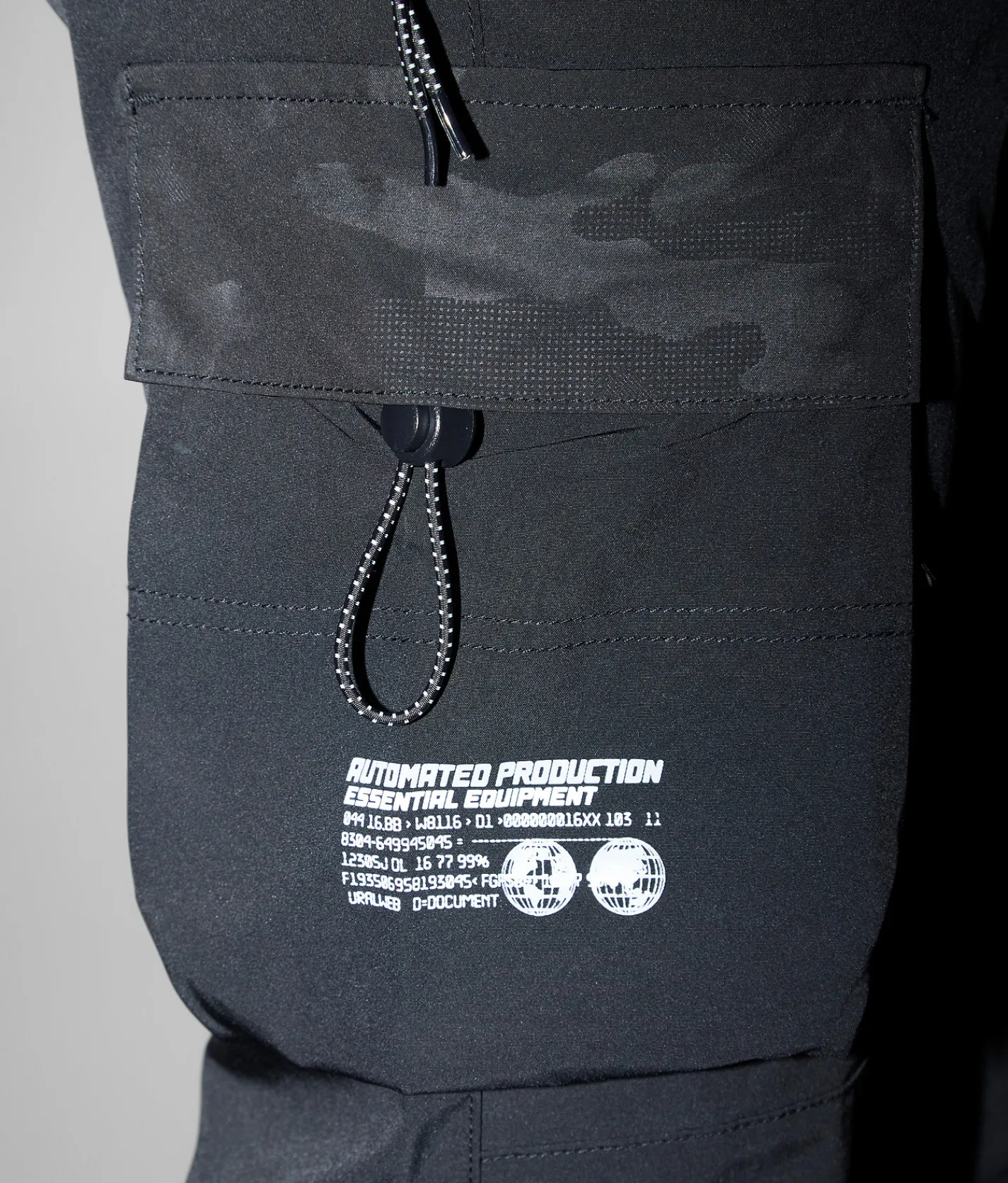 Smoke Rise® Cargo Jogger Black Clearance