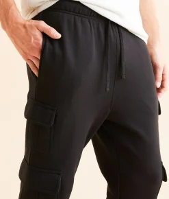 Bottoms | Nova Industries Cargo Jogger Black