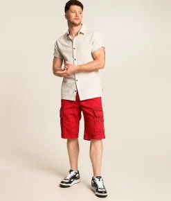 Rock Revival Cargo Short Salsa Red Online