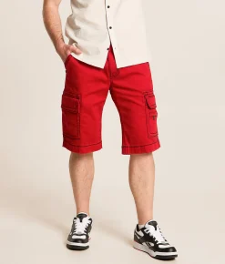 Rock Revival Cargo Short Salsa Red Online