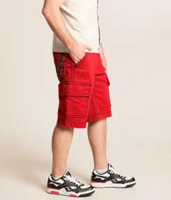 Rock Revival Cargo Short Salsa Red Online