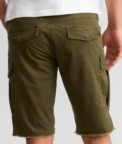 Bottoms|Shorts | Smoke Rise® Cargo Stretch Short Olive