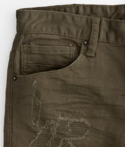Smoke Rise® Cargo Taper Stretch Jean Light Olive Online